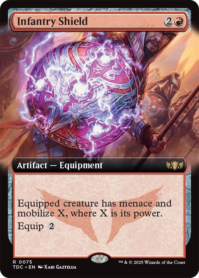 Infantry Shield (Extended Art) [Commander: Tarkir: Dragonstorm] 75
