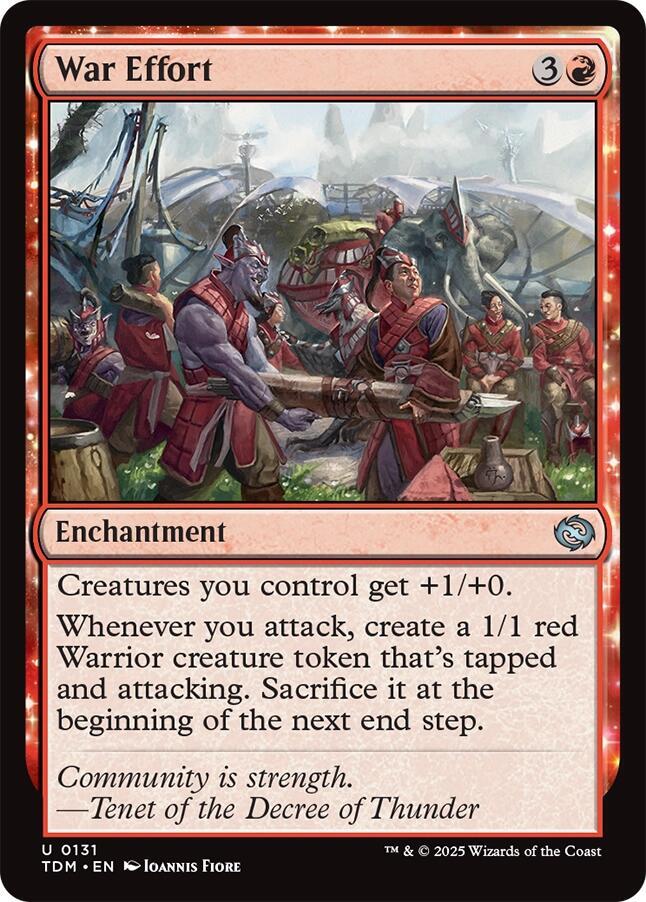 War Effort [Tarkir: Dragonstorm] 131