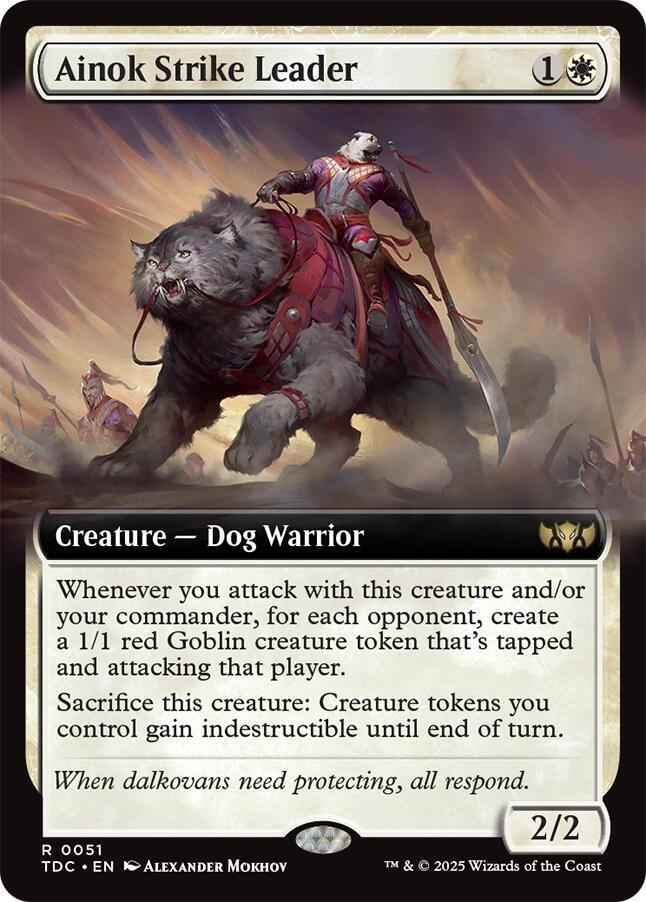 Ainok Strike Leader (Extended Art) [Commander: Tarkir: Dragonstorm] 51