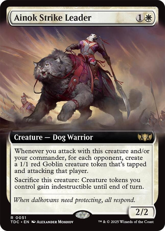 Ainok Strike Leader (Extended Art) [Commander: Tarkir: Dragonstorm] 51