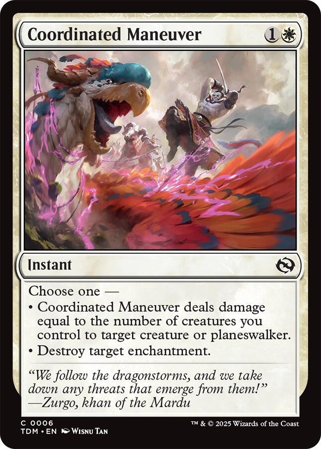 Coordinated Maneuver [Tarkir: Dragonstorm] 6