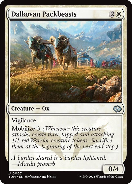 Dalkovan Packbeasts [Tarkir: Dragonstorm] 7