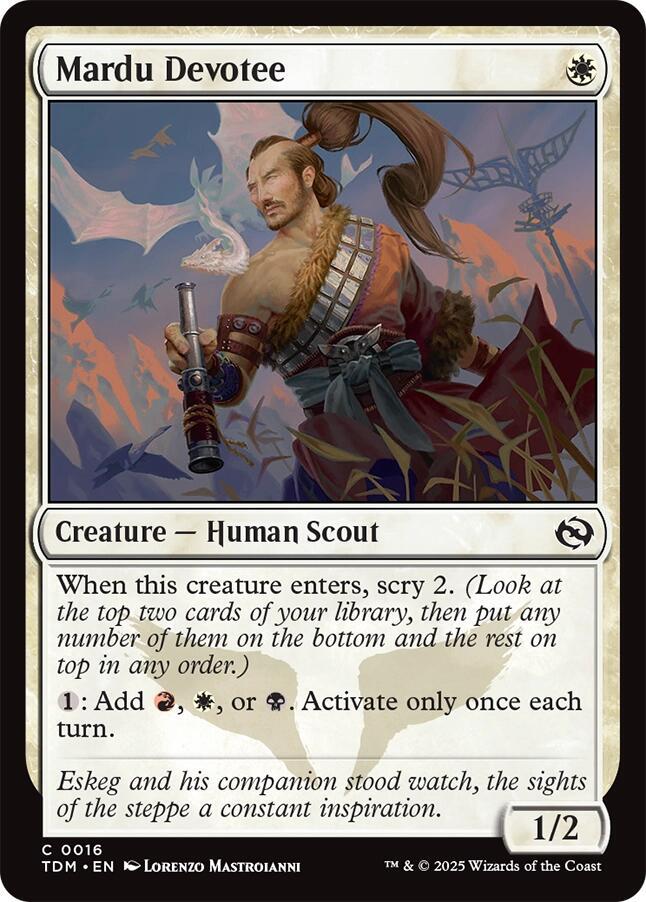 Mardu Devotee [Tarkir: Dragonstorm] 16