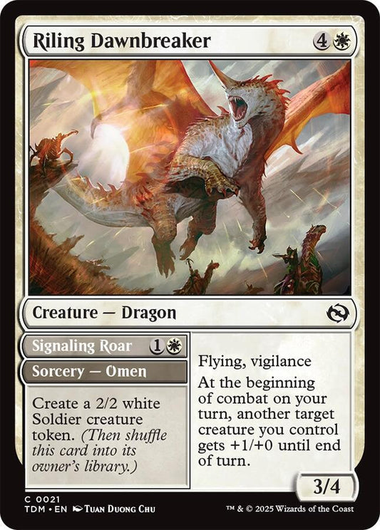 Riling Dawnbreaker [Tarkir: Dragonstorm] 21