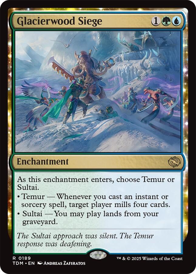 Glacierwood Siege [Tarkir: Dragonstorm] 189