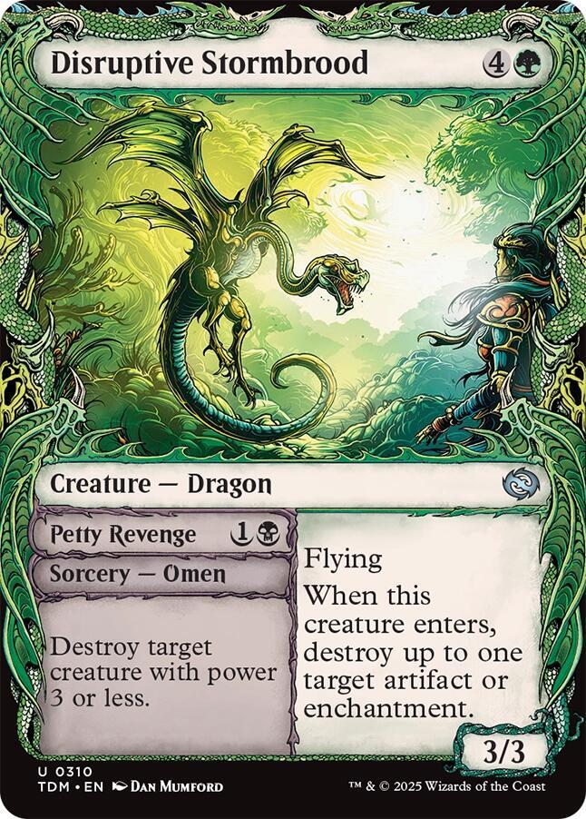 Disruptive Stormbrood (Showcase) [Tarkir: Dragonstorm] 310