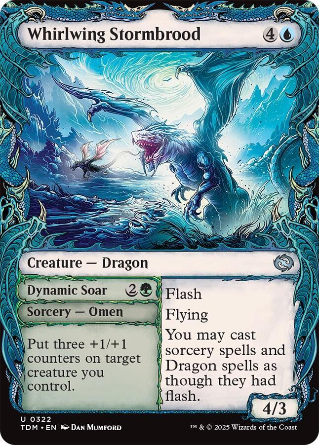 Whirlwing Stormbrood (Showcase) [Tarkir: Dragonstorm] 322