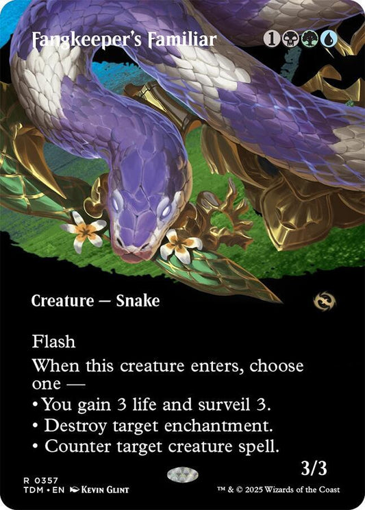 Fangkeeper's Familiar (Borderless) [Tarkir: Dragonstorm] 357