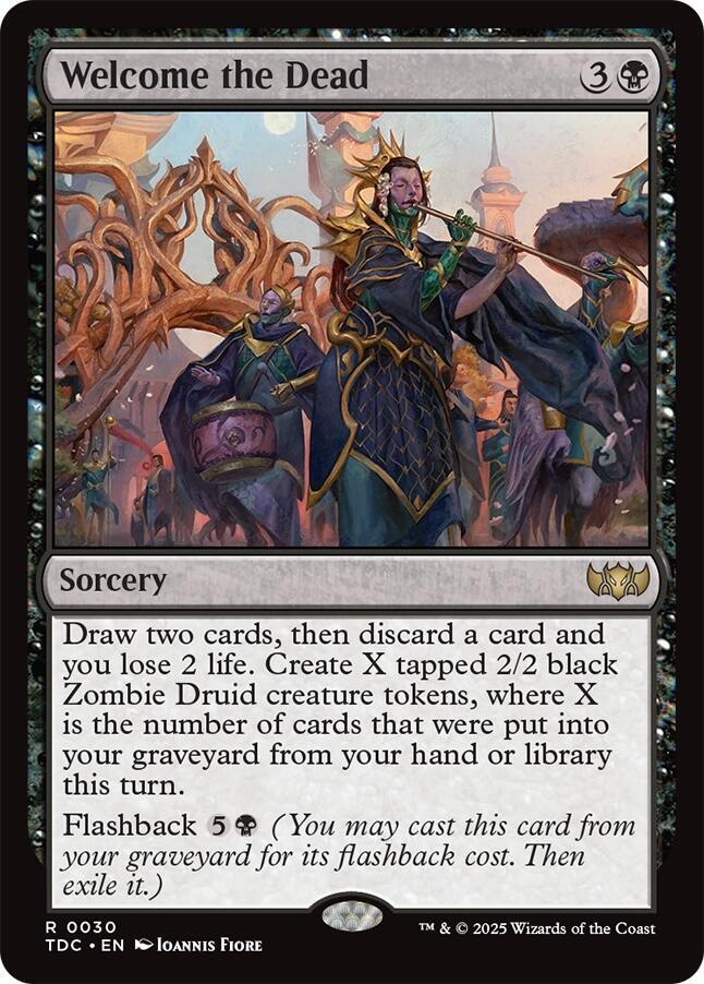 Welcome the Dead [Commander: Tarkir: Dragonstorm] 30