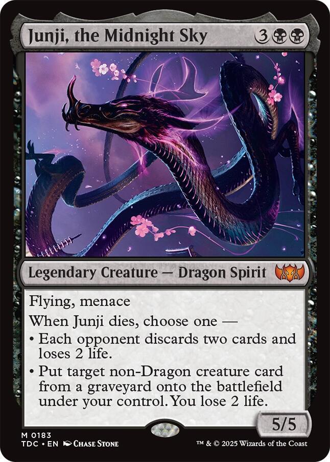 Junji, the Midnight Sky [Commander: Tarkir: Dragonstorm] 183