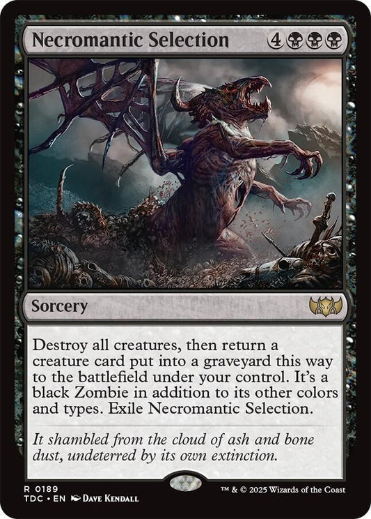 Necromantic Selection [Commander: Tarkir: Dragonstorm] 189