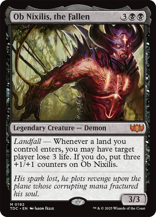 Ob Nixilis, the Fallen [Commander: Tarkir: Dragonstorm] 192