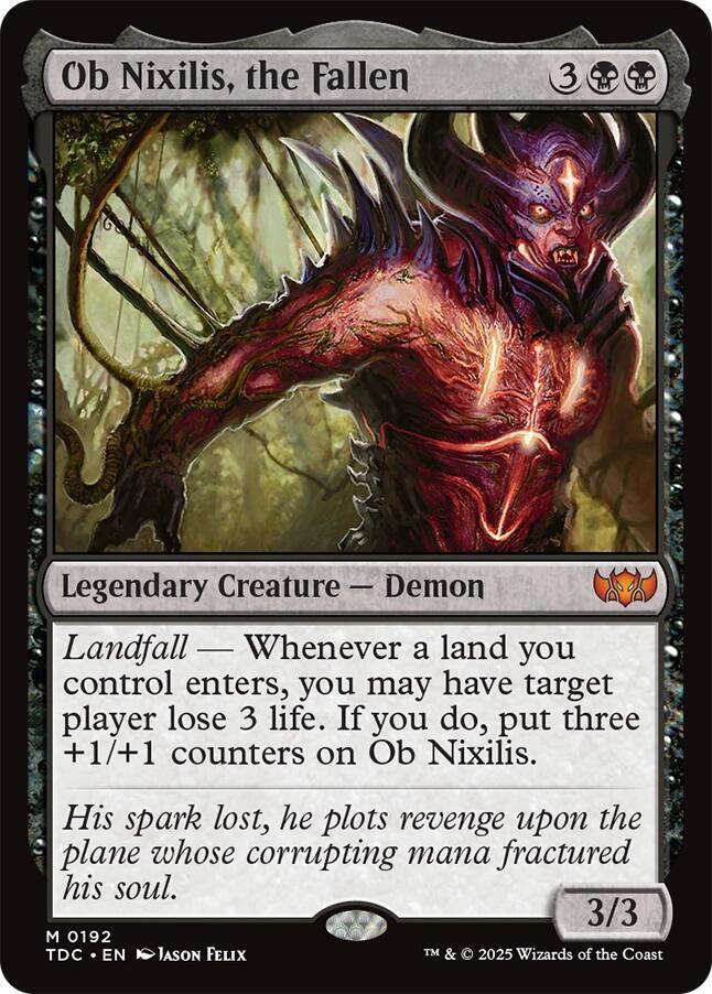 Ob Nixilis, the Fallen [Commander: Tarkir: Dragonstorm] 192