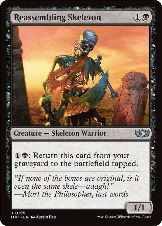 Reassembling Skeleton [Commander: Tarkir: Dragonstorm] 195