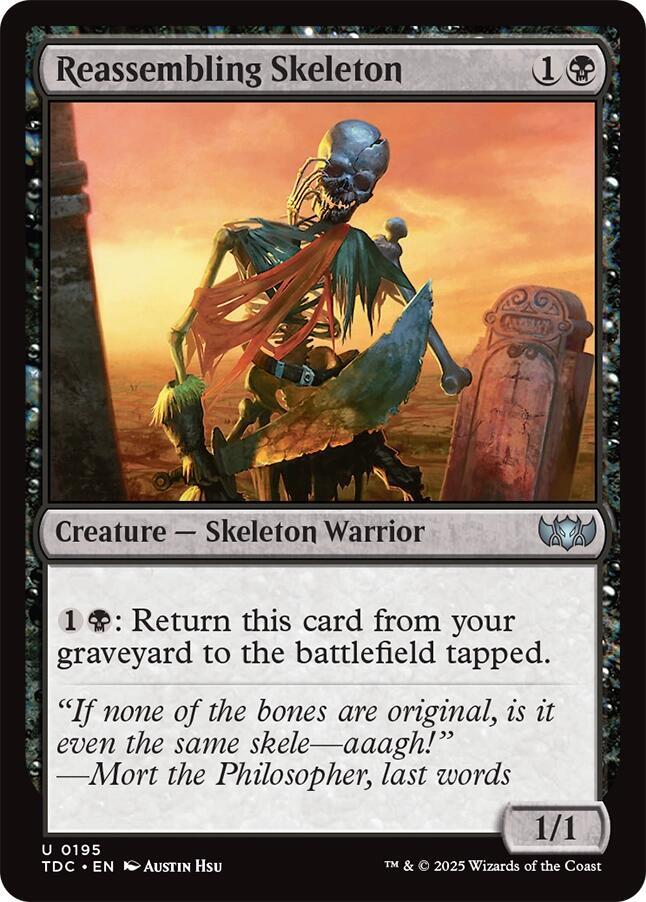 Reassembling Skeleton [Commander: Tarkir: Dragonstorm] 195
