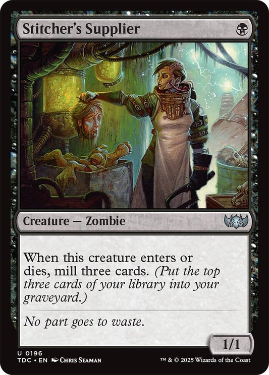 Stitcher's Supplier [Commander: Tarkir: Dragonstorm] 196