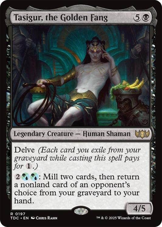 Tasigur, the Golden Fang [Commander: Tarkir: Dragonstorm] 197