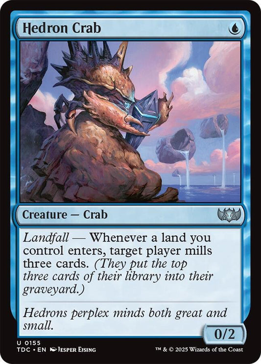 Hedron Crab [Commander: Tarkir: Dragonstorm] 155
