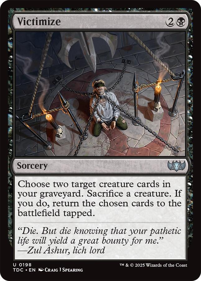 Victimize [Commander: Tarkir: Dragonstorm] 198
