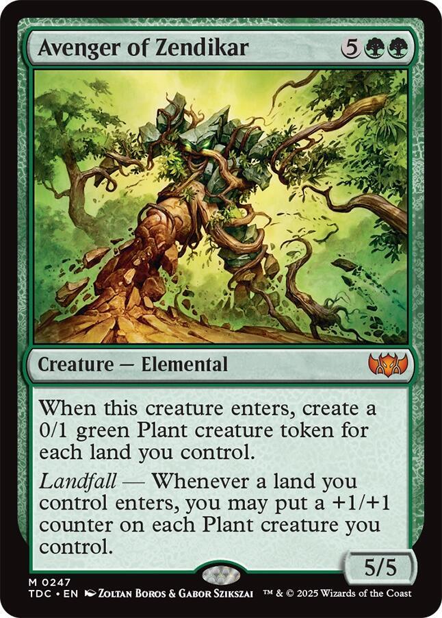 Avenger of Zendikar [Commander: Tarkir: Dragonstorm] 247