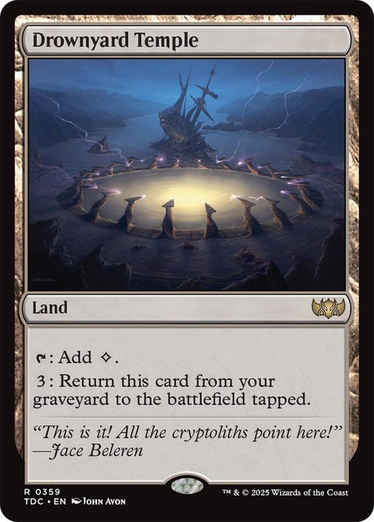 Drownyard Temple [Commander: Tarkir: Dragonstorm] 359