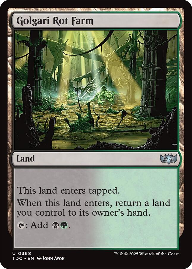 Golgari Rot Farm [Commander: Tarkir: Dragonstorm] 368