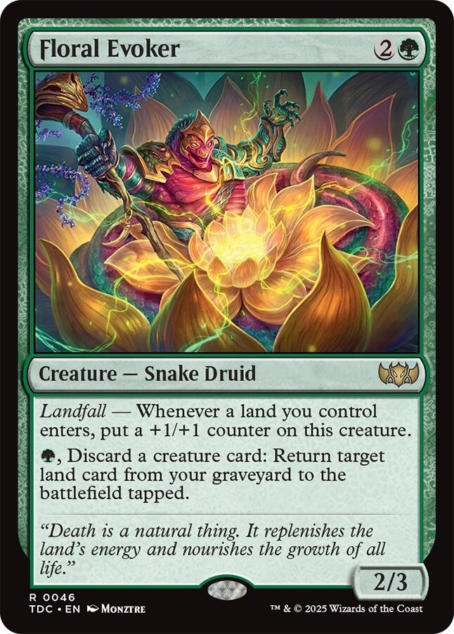 Floral Evoker [Commander: Tarkir: Dragonstorm] 46