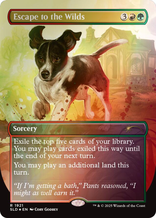 Escape to the Wilds (1921) (Rainbow Foil) [Secret Lair Drop Series] 1921