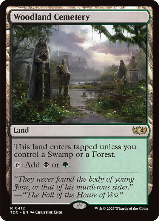 Woodland Cemetery [Commander: Tarkir: Dragonstorm] 412
