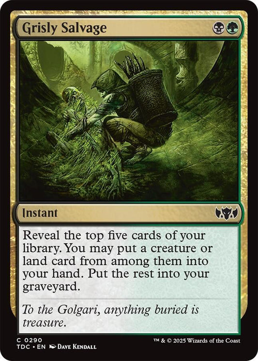 Grisly Salvage [Commander: Tarkir: Dragonstorm] 290