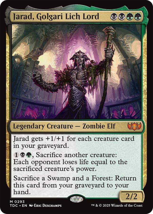 Jarad, Golgari Lich Lord [Commander: Tarkir: Dragonstorm] 293
