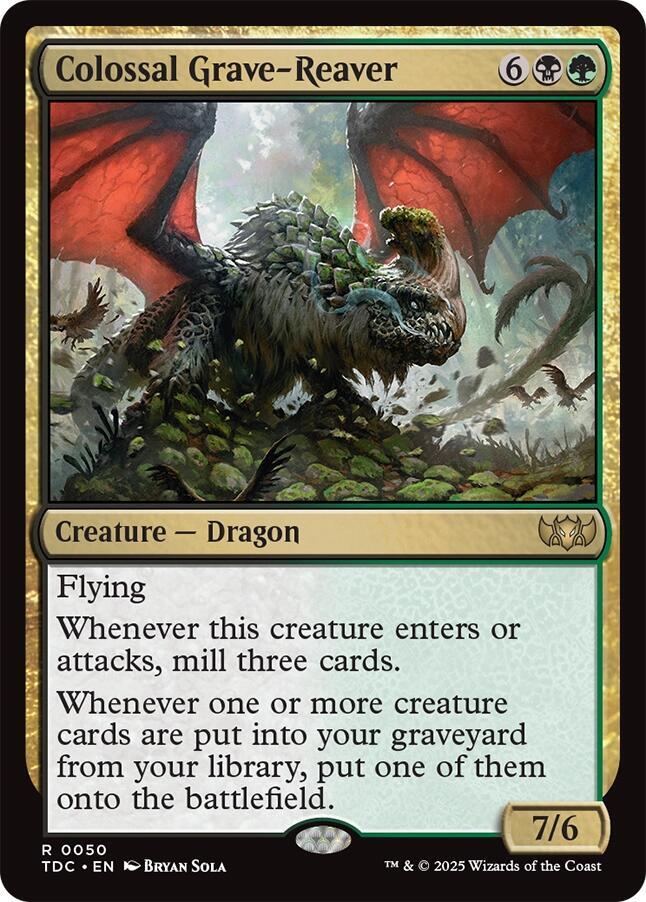 Colossal Grave-Reaver [Commander: Tarkir: Dragonstorm] 50