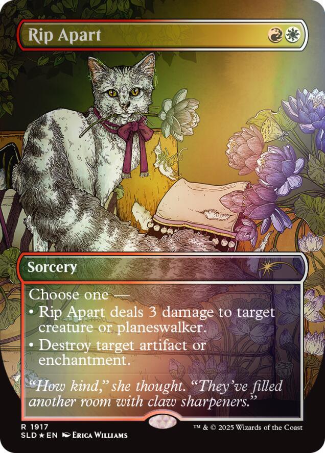 Rip Apart (1917) (Rainbow Foil) [Secret Lair Drop Series] 1917