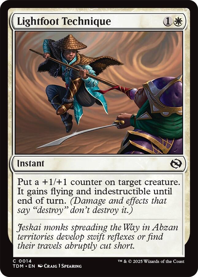 Lightfoot Technique [Tarkir: Dragonstorm] 14