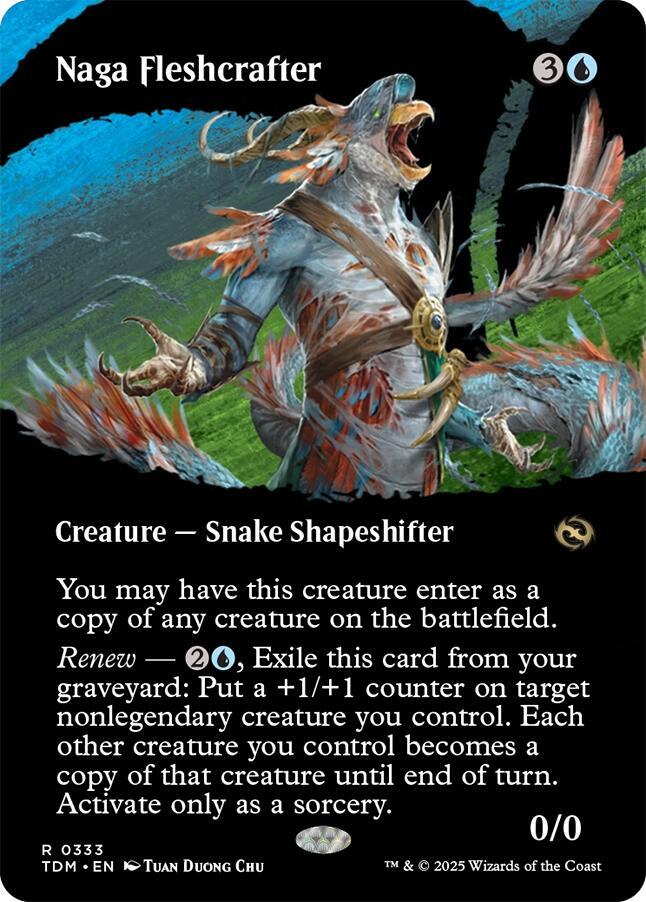 Naga Fleshcrafter (Borderless) [Tarkir: Dragonstorm] 333