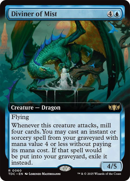 Diviner of Mist (Extended Art) [Commander: Tarkir: Dragonstorm] 60