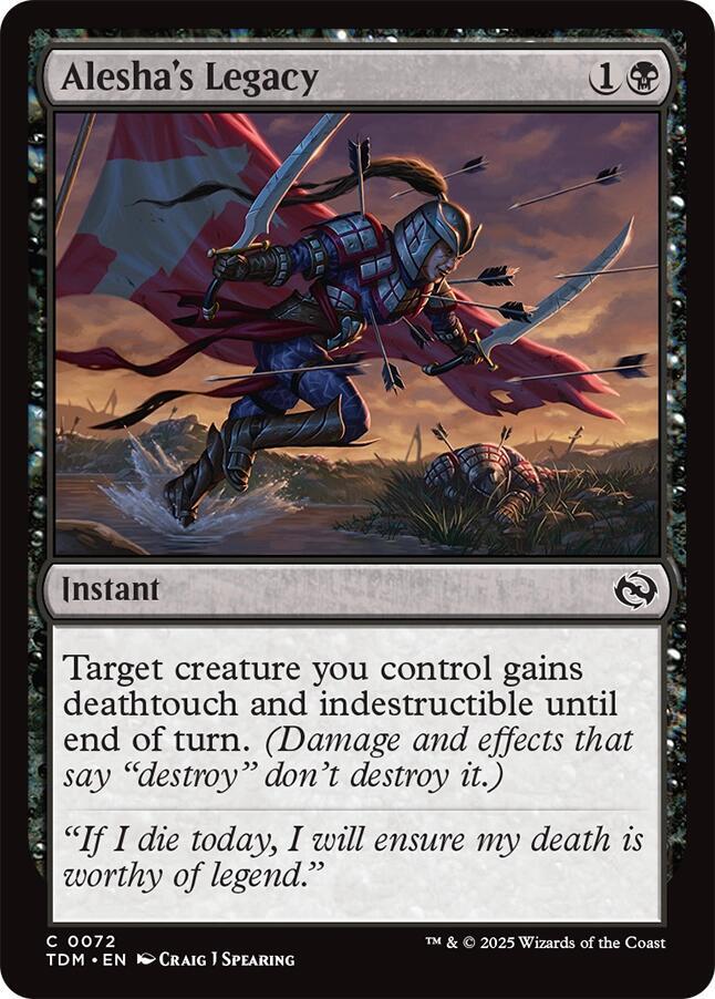 Alesha's Legacy [Tarkir: Dragonstorm] 72
