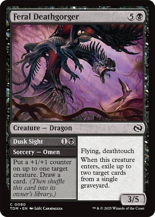 Feral Deathgorger [Tarkir: Dragonstorm] 80