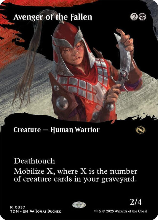 Avenger of the Fallen (Borderless) [Tarkir: Dragonstorm] 337