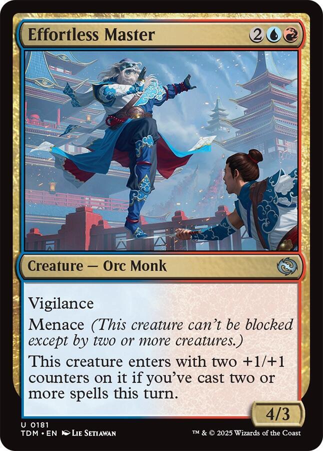 Effortless Master [Tarkir: Dragonstorm] 181