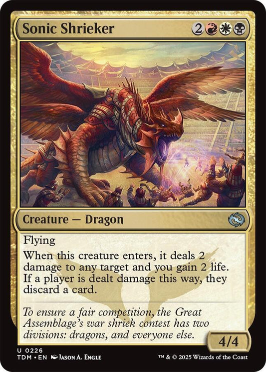 Sonic Shrieker [Tarkir: Dragonstorm] 226