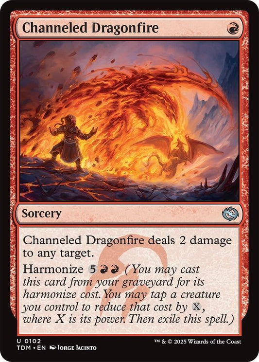 Channeled Dragonfire [Tarkir: Dragonstorm] 102