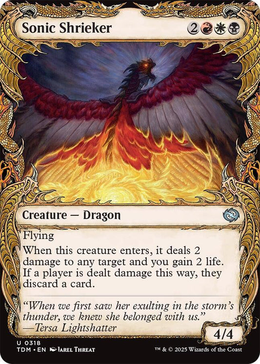 Sonic Shrieker (Showcase) [Tarkir: Dragonstorm] 318