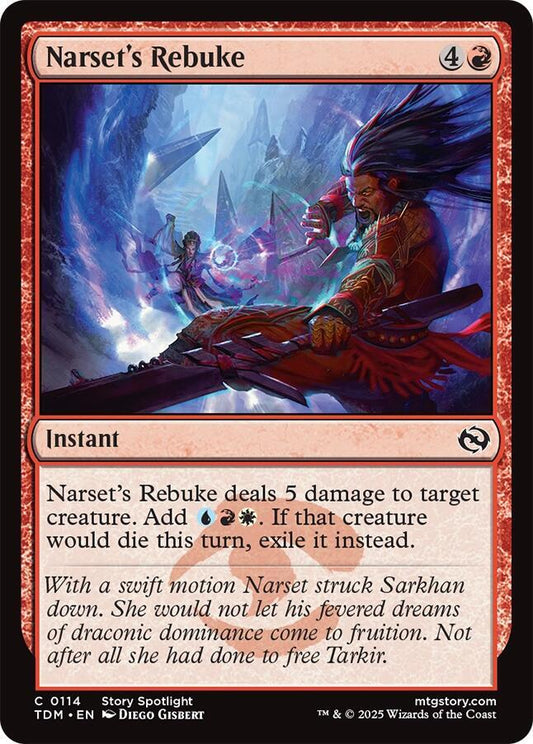 Narset's Rebuke [Tarkir: Dragonstorm] 114