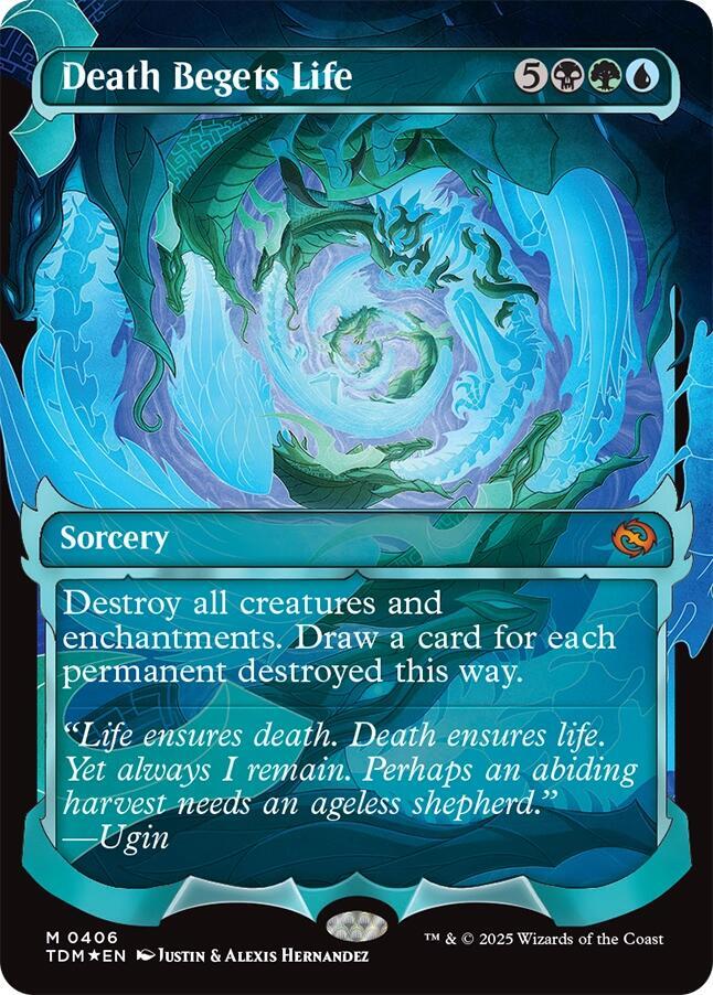 Death Begets Life (Showcase) [Tarkir: Dragonstorm] 406