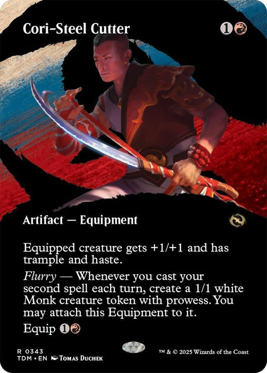 Cori-Steel Cutter (Borderless) [Tarkir: Dragonstorm] 343