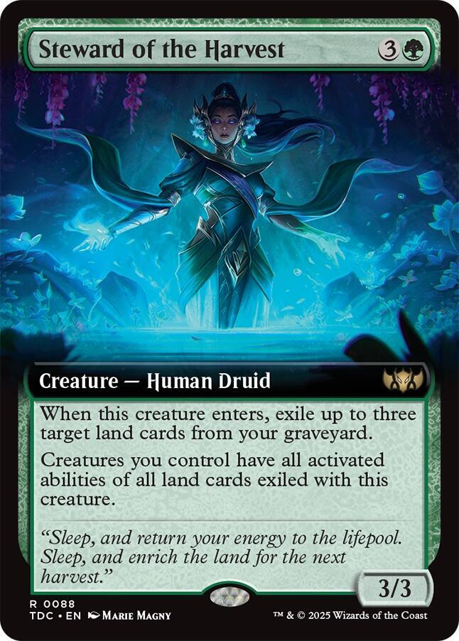 Steward of the Harvest (Extended Art) [Commander: Tarkir: Dragonstorm] 88