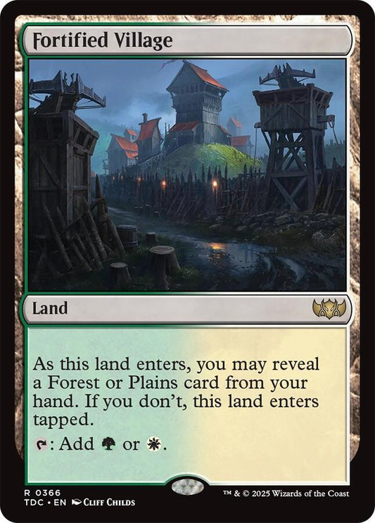 Fortified Village [Commander: Tarkir: Dragonstorm] 366