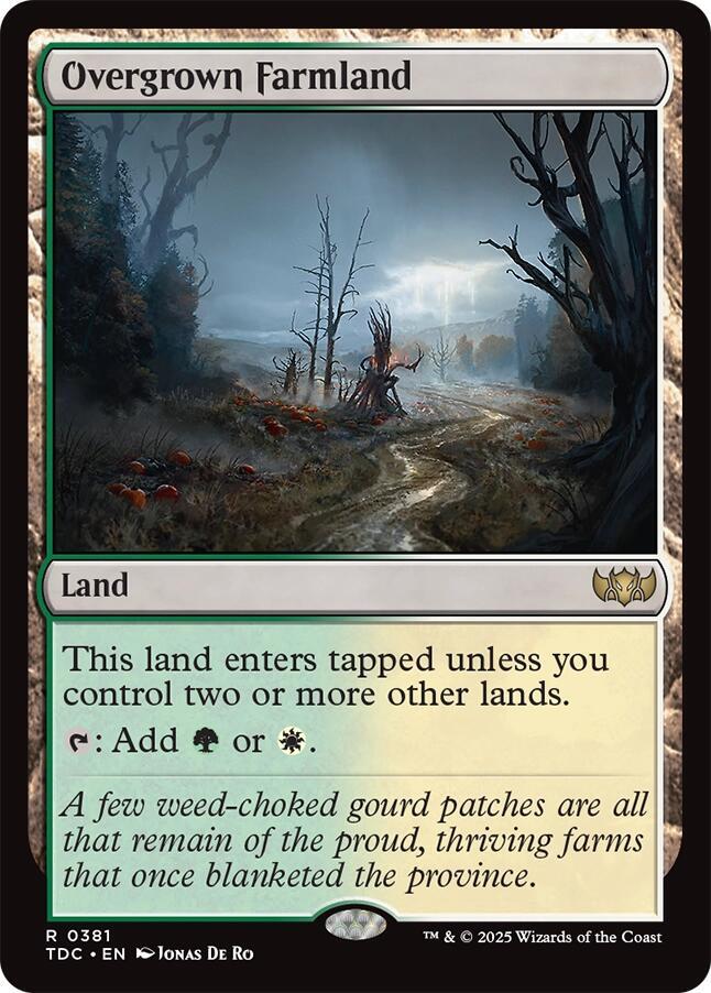 Overgrown Farmland [Commander: Tarkir: Dragonstorm] 381