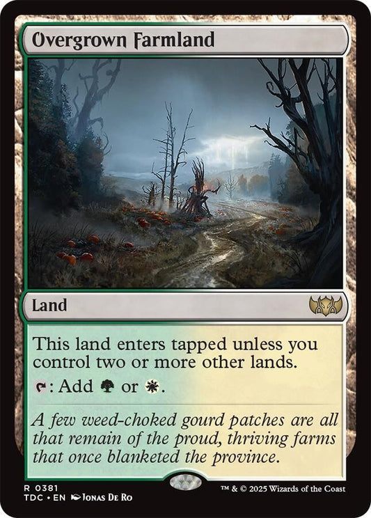 Overgrown Farmland [Commander: Tarkir: Dragonstorm] 381
